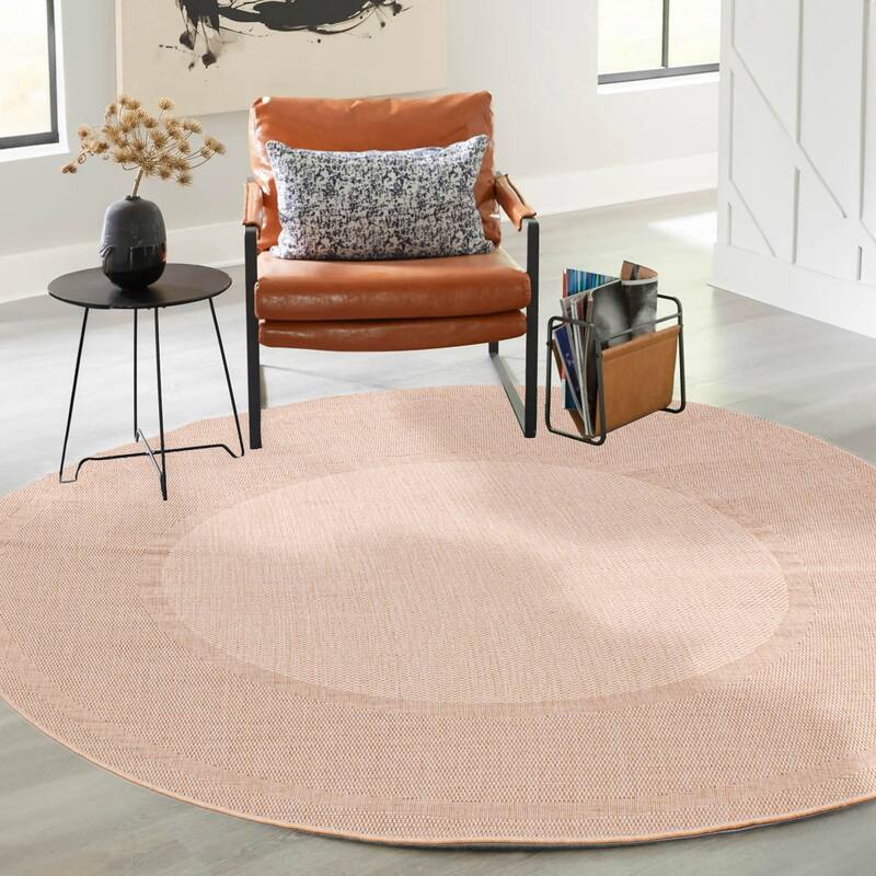 ECARPETGALLERY Machine Woven Jute Natura Polypropylene Rug