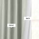 preview thumbnail 6 of 9, Ex. Fabrics Silver Faux Textured Dupioni Silk Curtain (1 Panel)