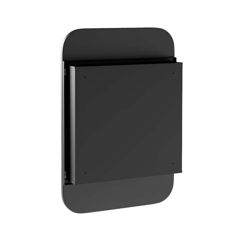 Dovelina Wall Medicine Cabinet Mirror Cabinet Multifunctional Wall-Mounted Mirrored Cabinet with Magnetic Doors