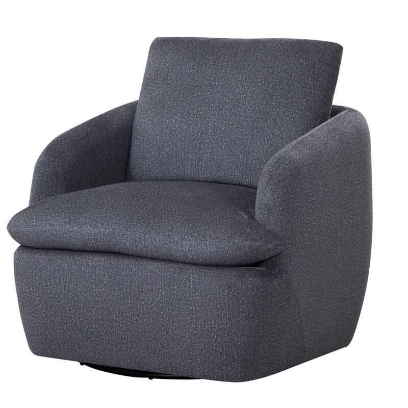 Grafton Home Ruthie 360 Swivel Arm Chair with Loose Pillow Back