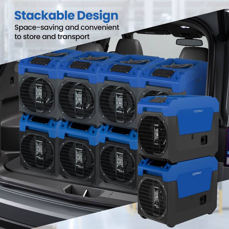 Costway 140 Pints Commercial Dehumidifier with Pump, Drain Hose for - See Details