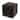 Leon Dark Brown Leather Ottoman