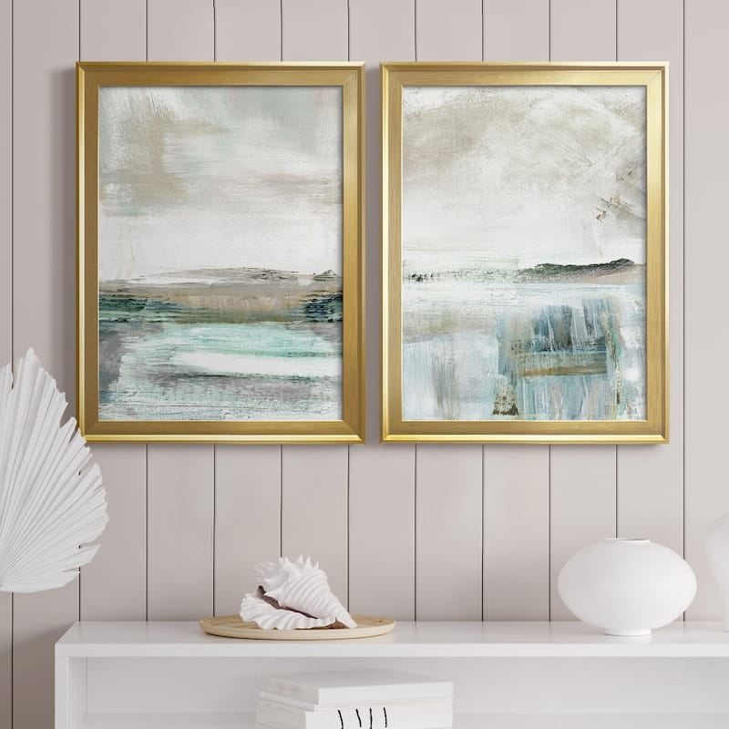 Summer Teal I Premium Framed Print - Ready to Hang - Multi-Color