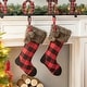 preview thumbnail 24 of 24, Glitzhome 21"L Plush Christmas Stockings