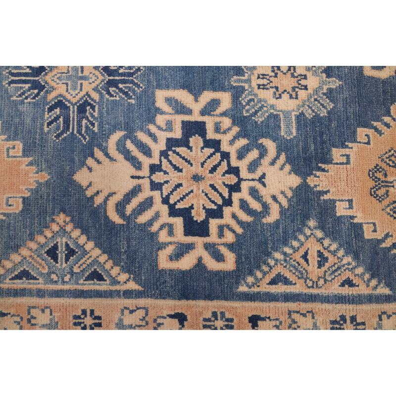 ECARPETGALLERY Hand-knotted Finest Ghazni Blue Wool Rug - 8'5 x 11'7