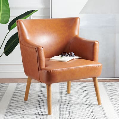 SAFAVIEH Paulina Accent Chair - 28" W x 30.3" L x 32.7" H - 28Wx30Dx33H