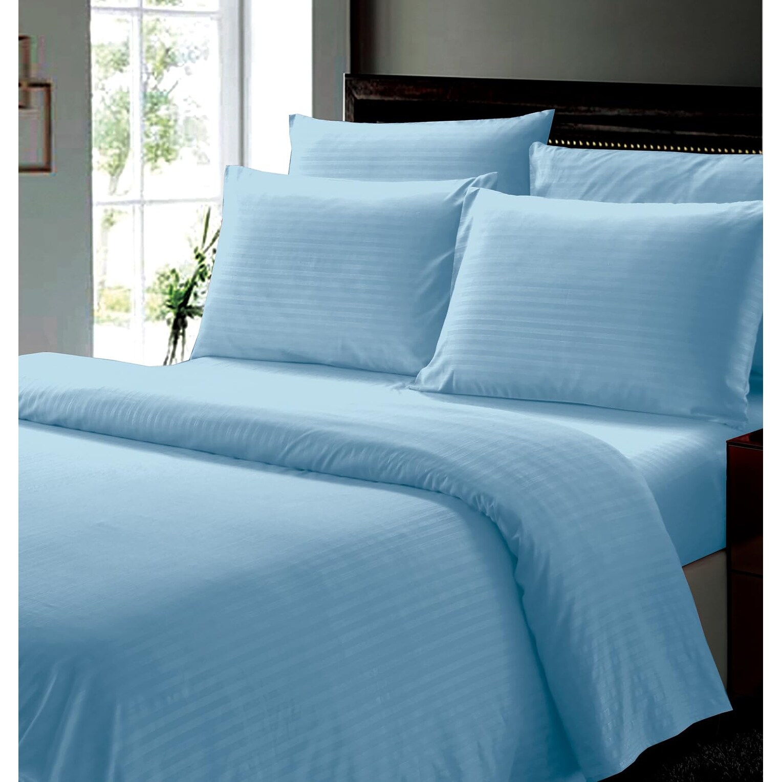 FAITH HOPE LOVE HOME DECOR 4 Piece Twin Sheet Set includes 1 Flat Sheet 1 Fitted Sheet 2 pillow cases Blue Bed Bath Beyond 39581477