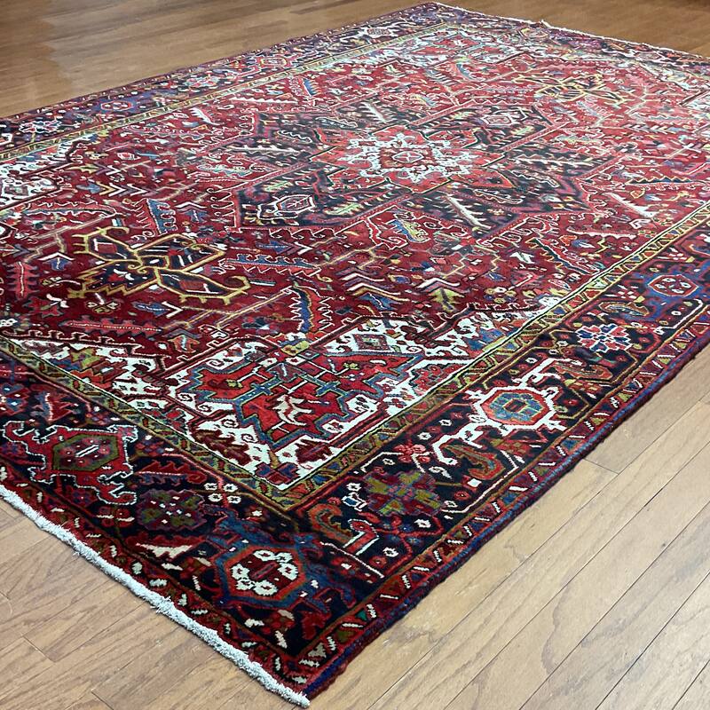 HERAT ORIENTAL Handmade Fine Heriz Rug - 7'11" x 11'4"