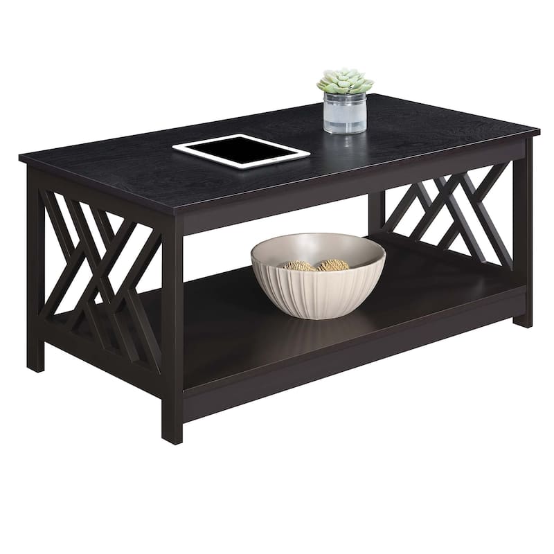 Convenience Concepts Titan Coffee Table with Shelf