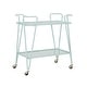 preview thumbnail 23 of 58, Rosa Mid-Century 2-Teir Rolling Metal Bar Cart