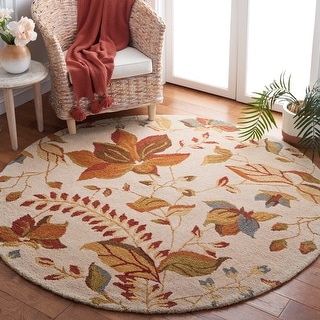 SAFAVIEH Handmade Blossom Delina Modern Floral Wool Rug