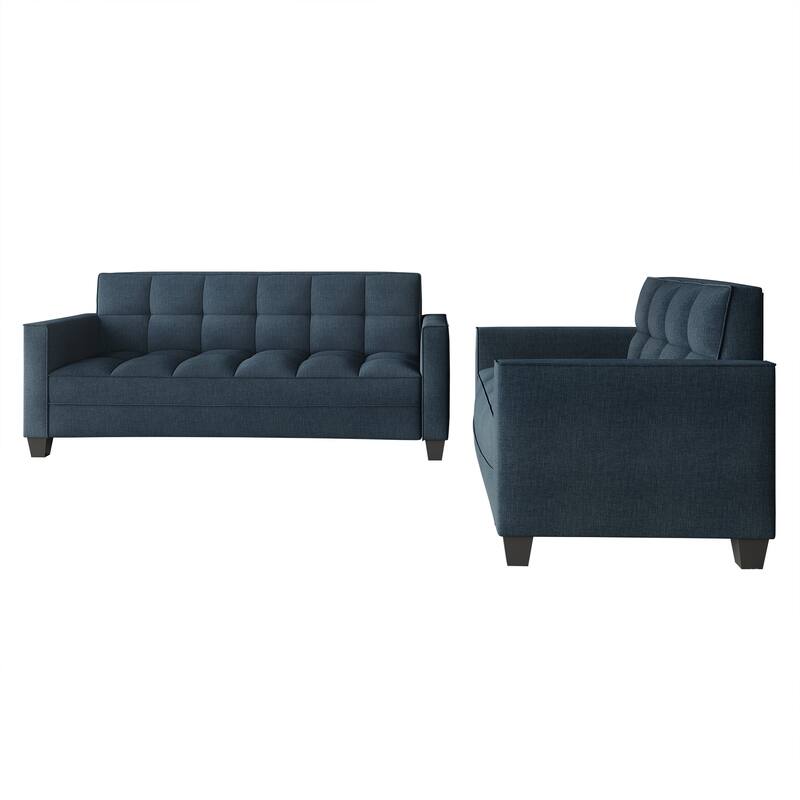 CraftPorch 2 Pieces Classic Dining Set - Blue - 2 Piece