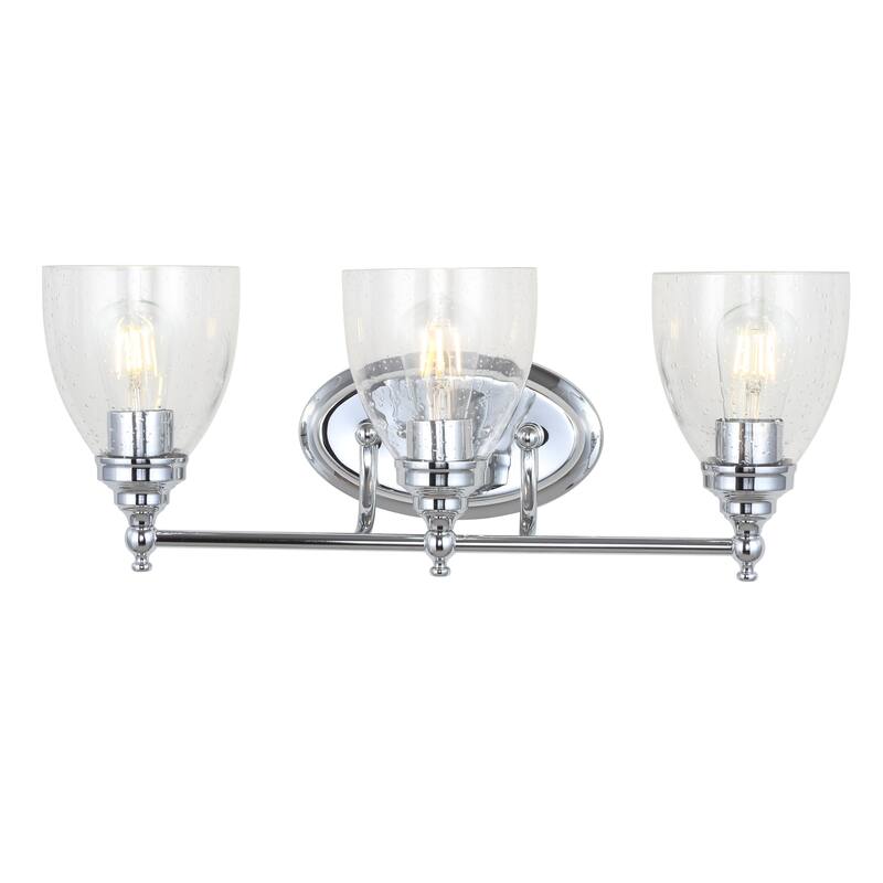 Magnolia Metal/Glass LED Vanity, by JONATHAN Y
