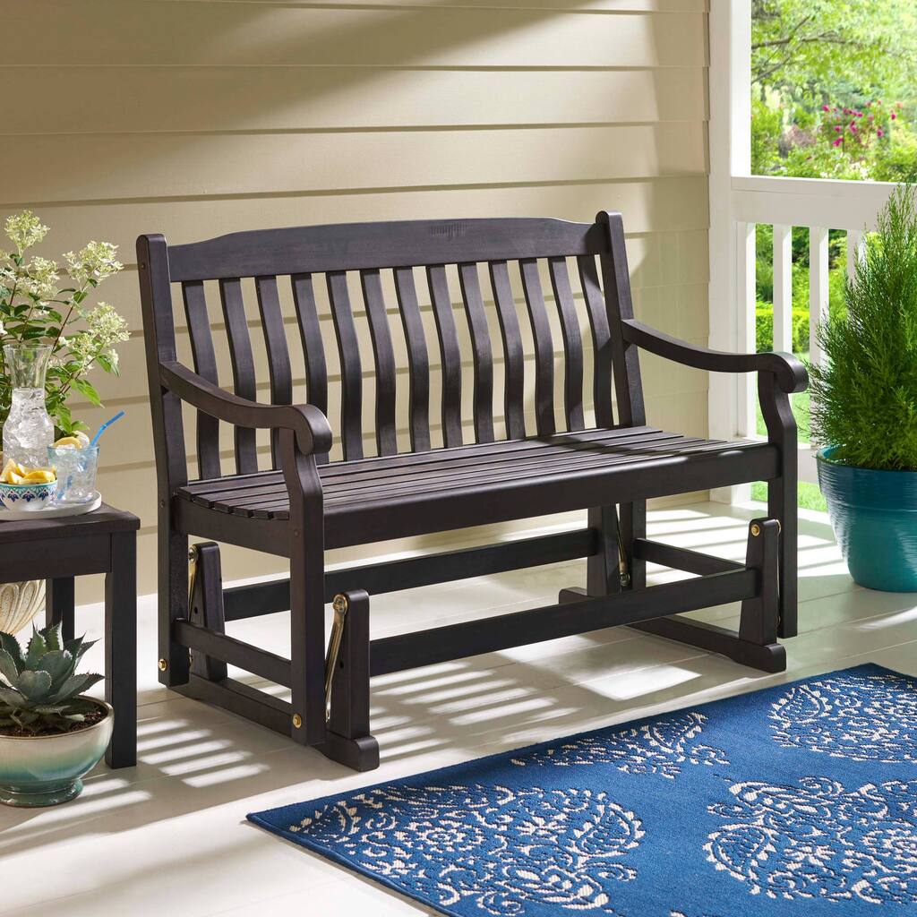 Delahey Outdoor Glider Bench
