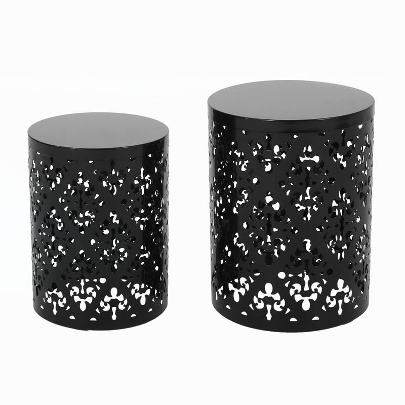 Metal S/2 end table