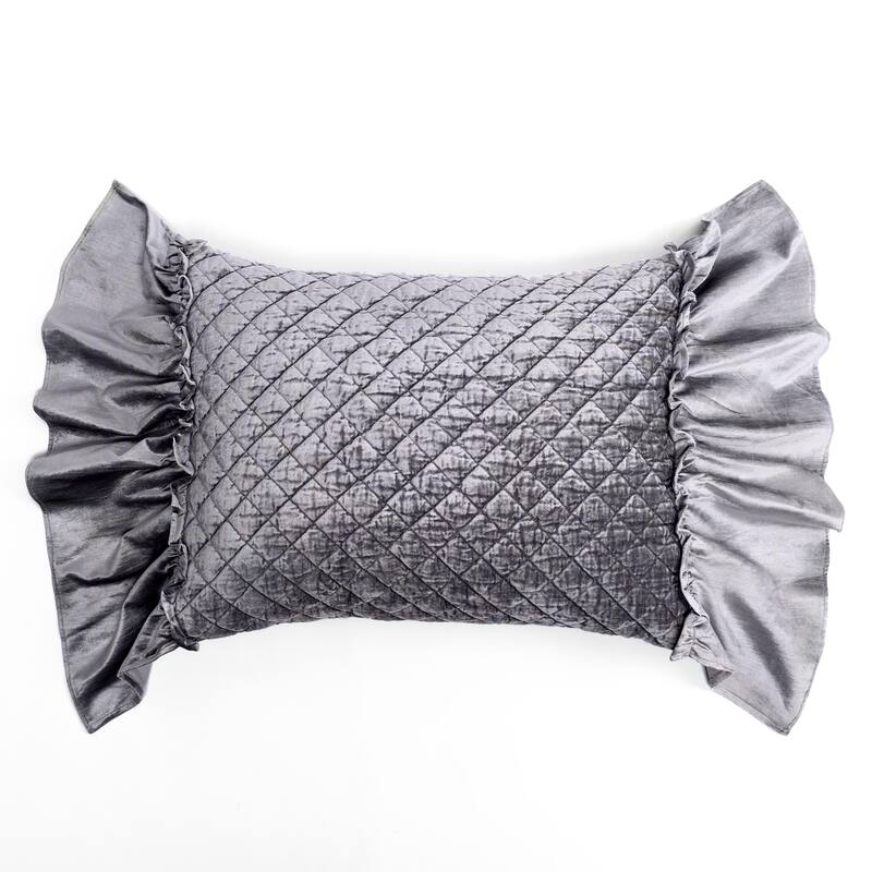 Estrella Sham, Steel Blue, Euro - Steel Blue - Standard Sham