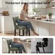preview thumbnail 6 of 8, Upholstered Counter Stools with Wood Legs