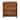 Artisan Furniture Solid Wood Scalloped Edge Chest, Brown