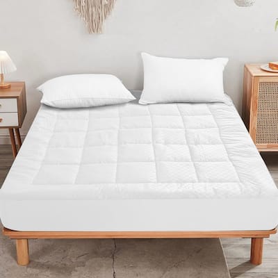 Full Size Solid Color Embossed Mattress Bedspread