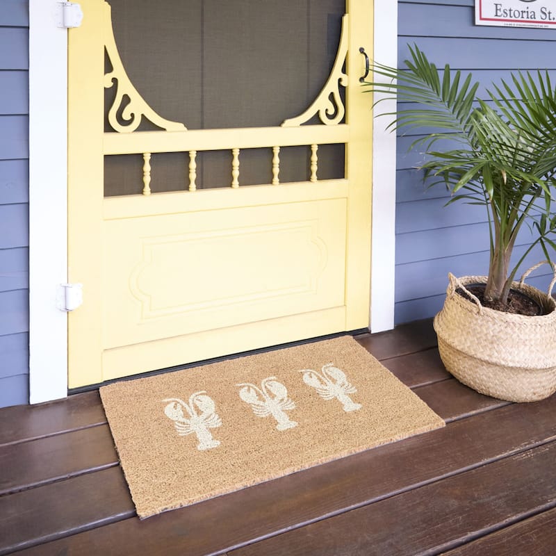 Lobster Coastal 18" x 30" Doormat - 18" x 30"