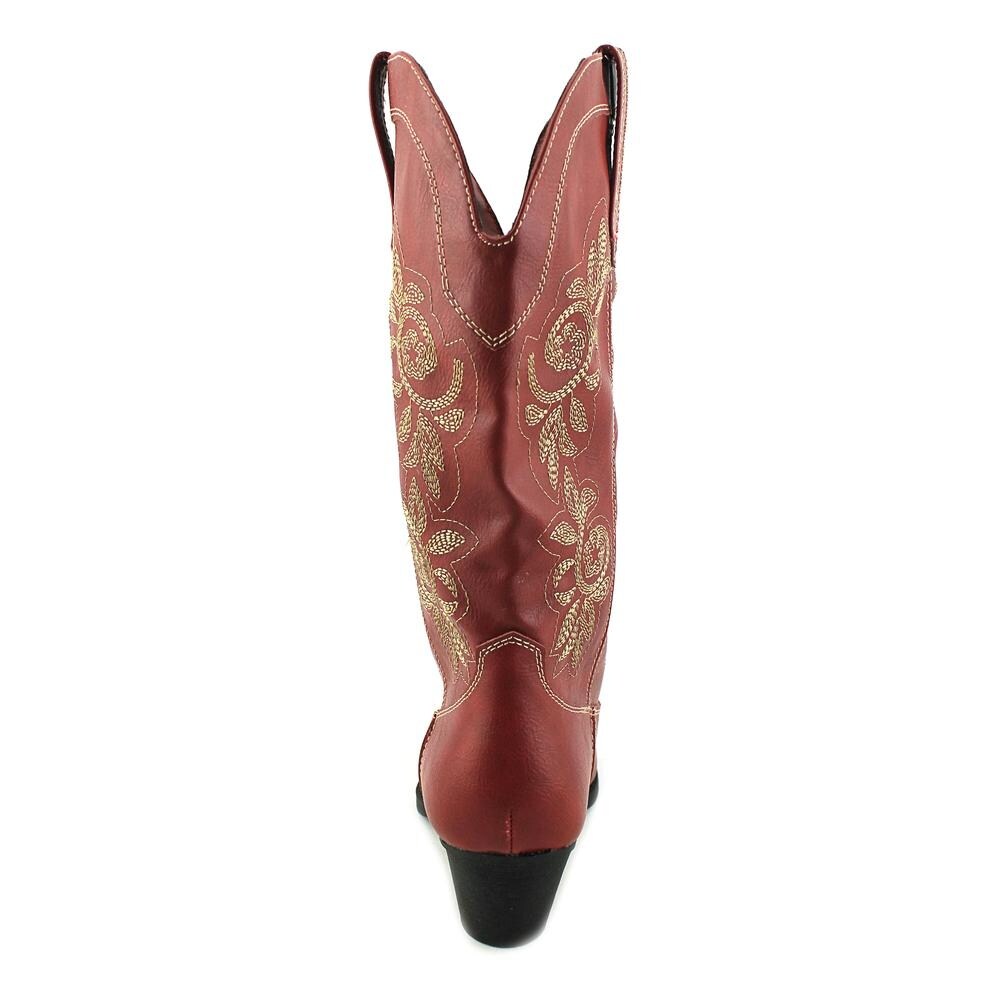 rampage red cowgirl boots