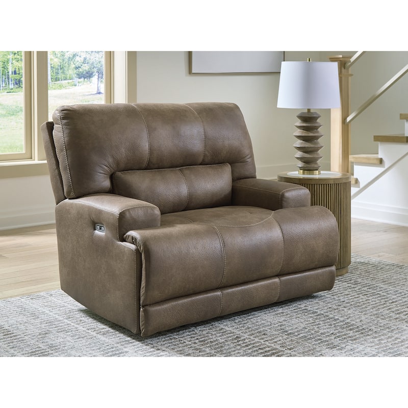 Signature Design by Ashley Bealeaf Brown Power Recliner