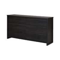 7 Drawers Wooden Dresser with Acrylic Drawer Front, Black - Bed Bath &  Beyond - 25710901