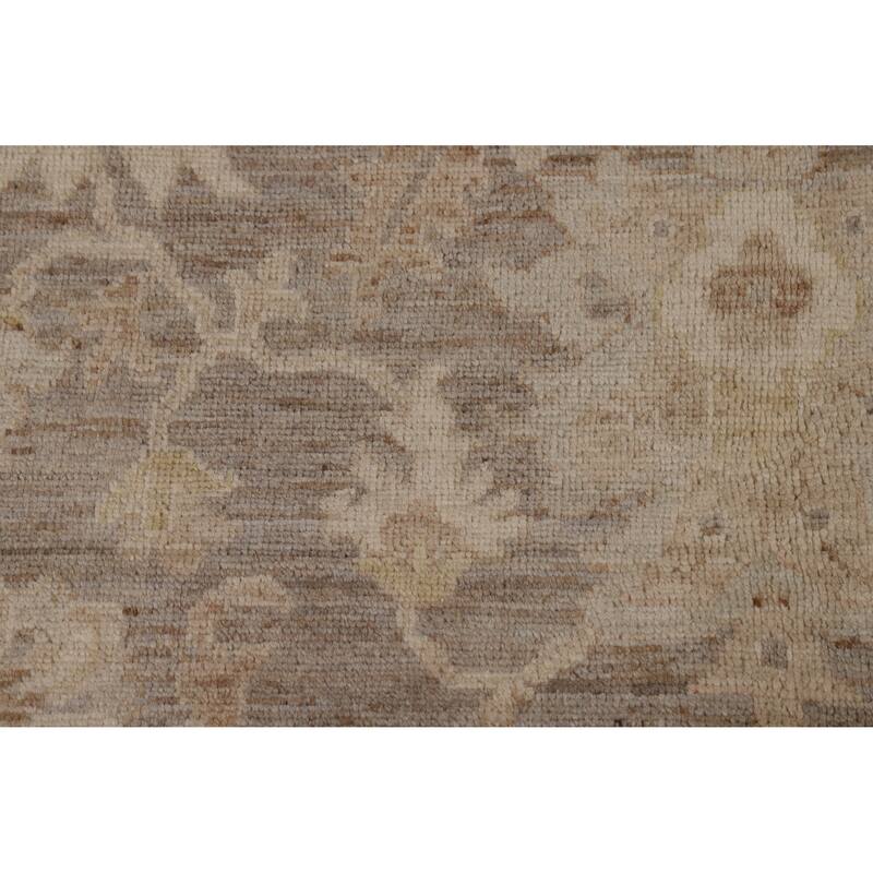 Vegetable Dye Oushak Turkish Area Rug Oriental Handmade Wool Carpet - 8'6"x 11'9"