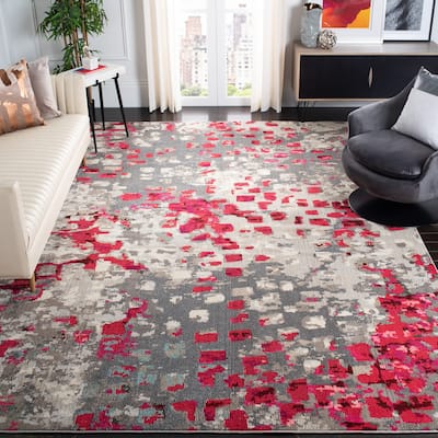 SAFAVIEH Monaco Shiloh Boho Abstract Modern Watercolor Area Rug