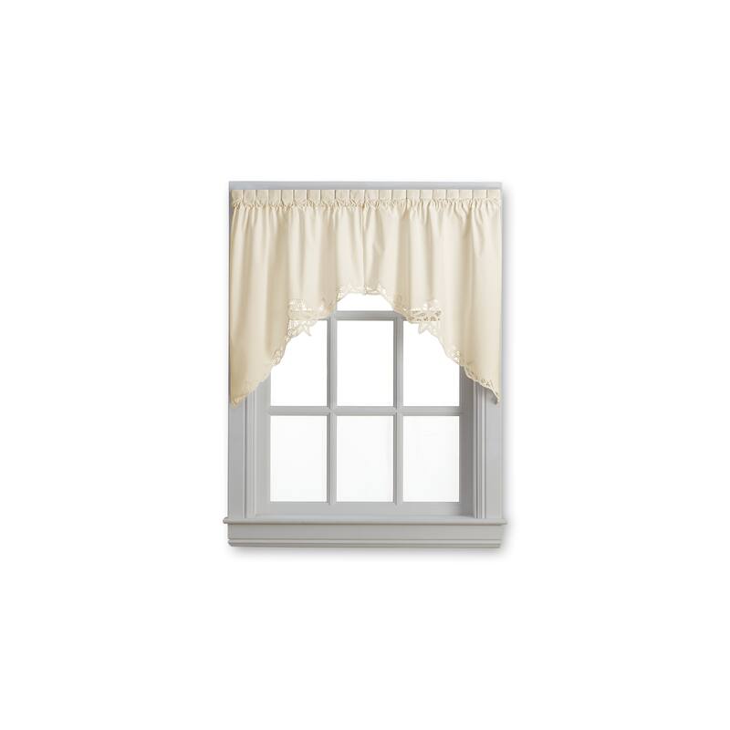 CHF Battenburg Valance, Swag, & Tier Pair Curtain Collection