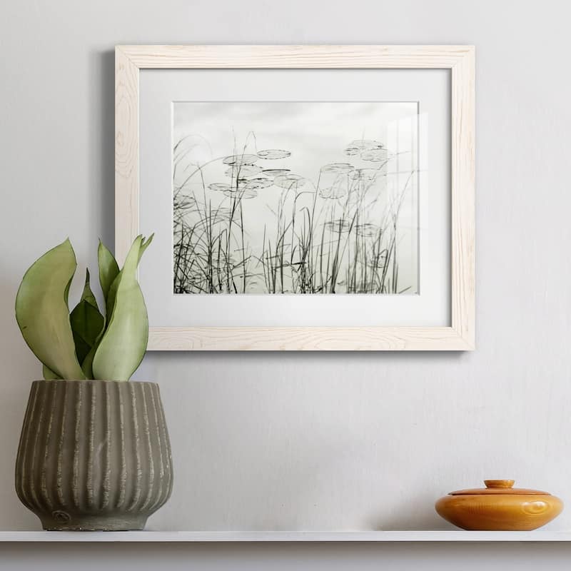 Silver Lake Lilies-Premium Framed Canvas - Ready to Hang