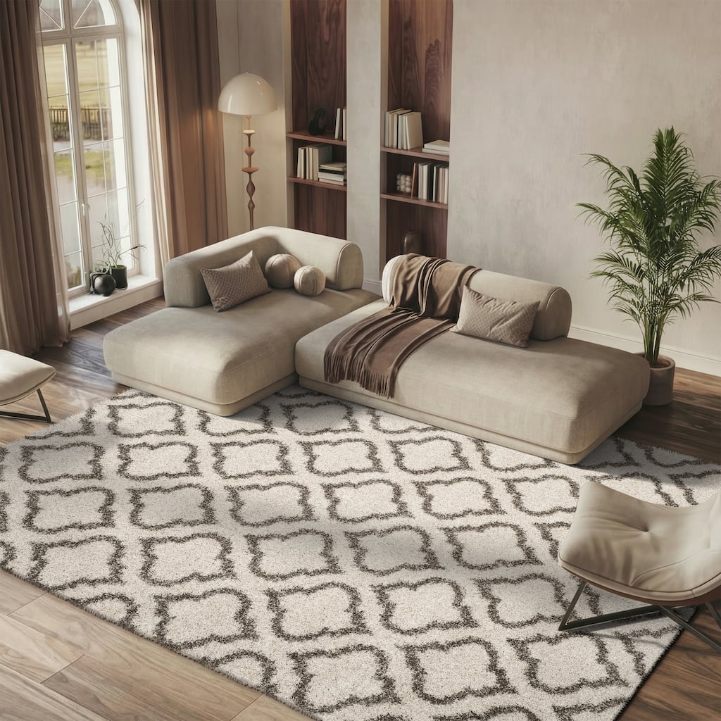 SAFAVIEH Hudson Shag Sheilah Moroccan 2-inch Thick Rug
