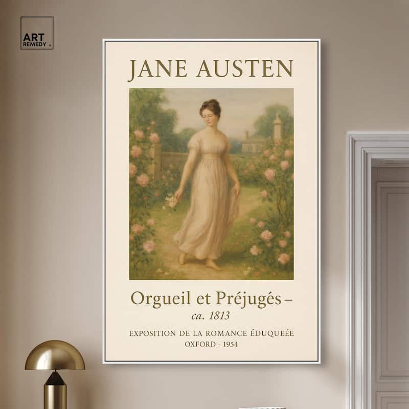 Lady in Austen's World Canvas by Art Remedy