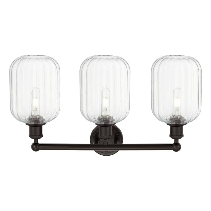 Innovations Lighting Endless Possibilities Edison - Preston - 3 Light 25" Jar Shade Bath Vanity Light