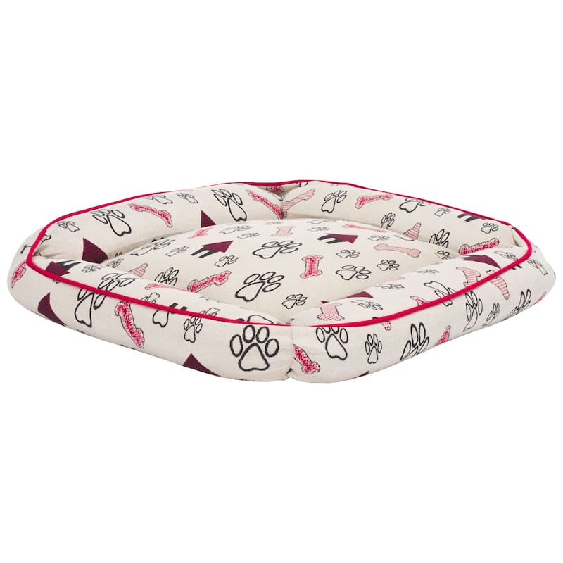 SAFAVIEH Pet Collection Genji Dog Bed