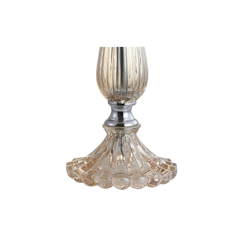 Caterina 32.5" Glass LED Table Lamp, Champagne (Set of 2) by JONATHAN Y