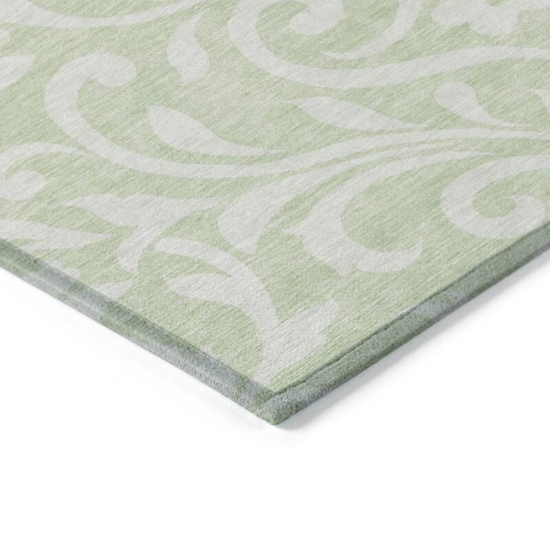HomeRoots Floral Transitional Rectangle Outdoor Rug