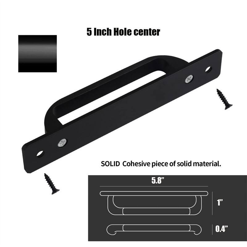 12 Pack 5 Inch Drawer Pulls - 1"L x 1"W