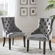 preview thumbnail 2 of 13, Benchwright II Tufted Wingback Chairs (Set of 2) by iNSPIRE Q Bold