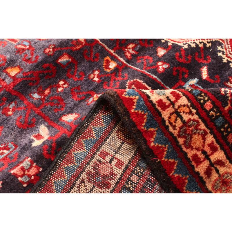 ECARPETGALLERY Hand-knotted Anadol Navy Wool Rug - 5'3 x 11'0