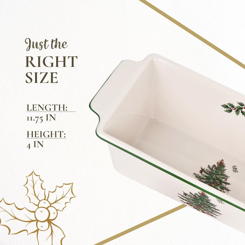 Spode Christmas Tree Loaf Pan