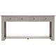 preview thumbnail 3 of 47, Merax Rustic Console Table with Storage Drawers and Bottom Shelf