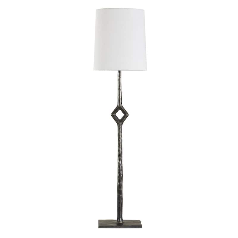 Uttermost Puncture Cordless Iron Buffet Lamp - 9.00" W x 36.25" H x 9.00" D