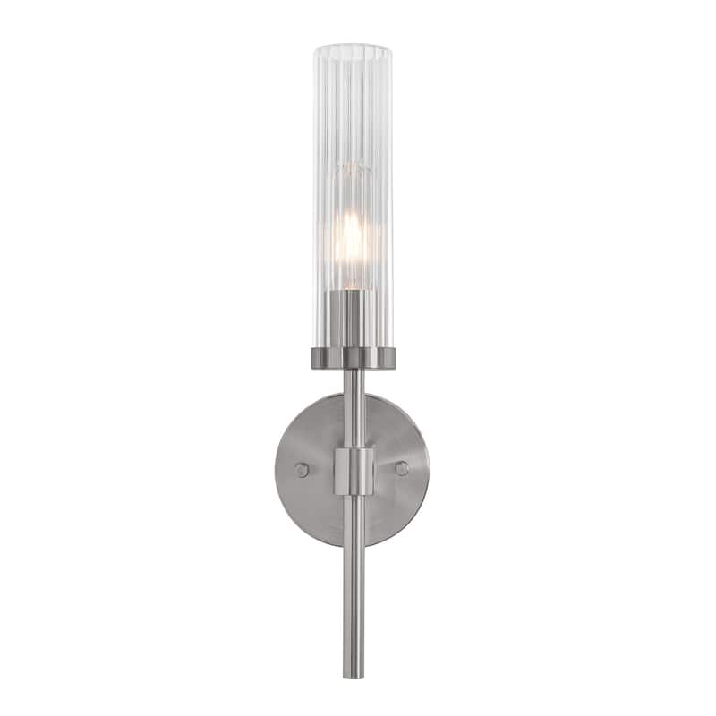 AFX HNTS0518MB Huntington 18" Tall Bathroom Sconce with Ribbed Glass