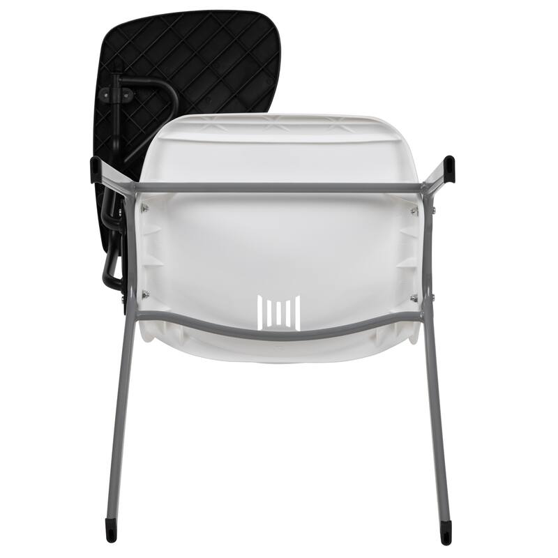 Ergonomic Shell Chair with Right Handed Flip-Up Tablet Arm