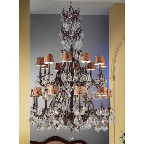 Classic Lighting 57340-AGB 72" Crystal Chandelier from the Majestic - Crystalique-Plus