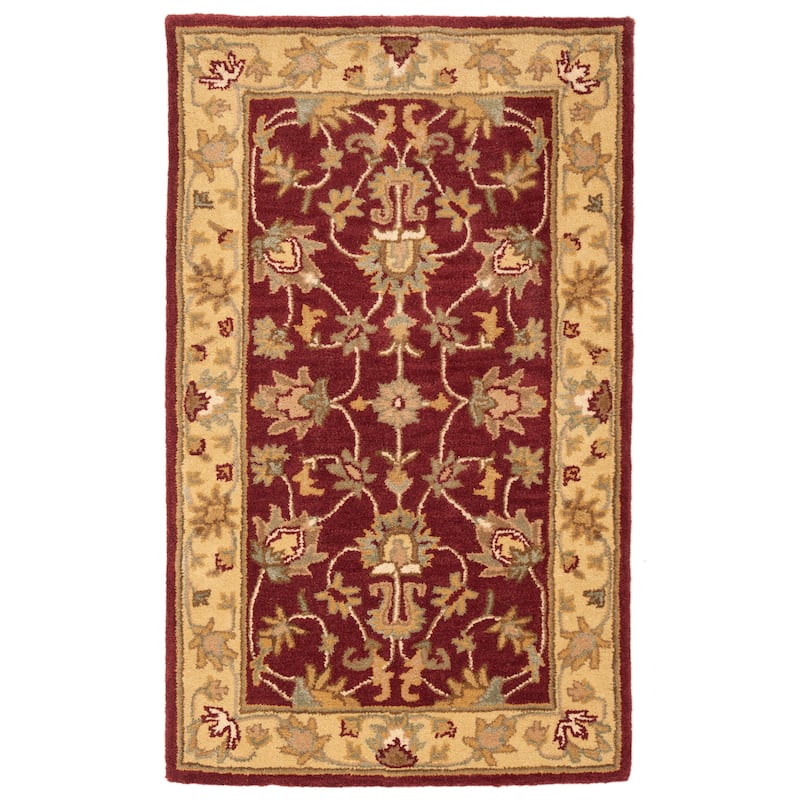 SAFAVIEH Handmade Heritage Kimono Traditional Oriental Wool Rug