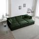 Option Green 3-Seater Sofa+Ottomans*3