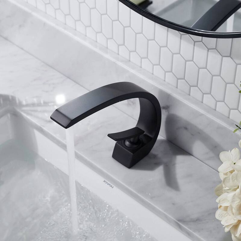 FORIOUS 41030 Single Hole Arch Bathroom Sink Vessel Faucet