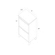 preview thumbnail 11 of 33, Max and Lily Farmhouse Nightstand with 2 Drawers